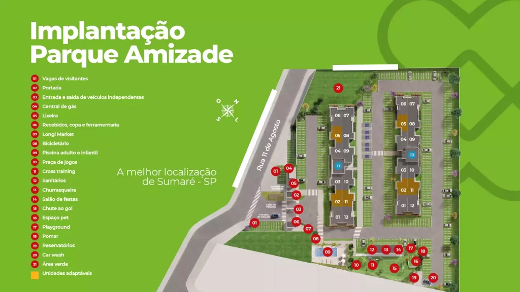 Residencial Parque Amizade – SUMARÉ (Região do Nova Veneza)