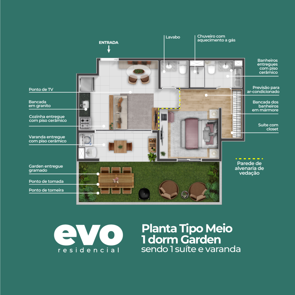 Evo Residence – SUMARÉ (Região do Bela Vista)