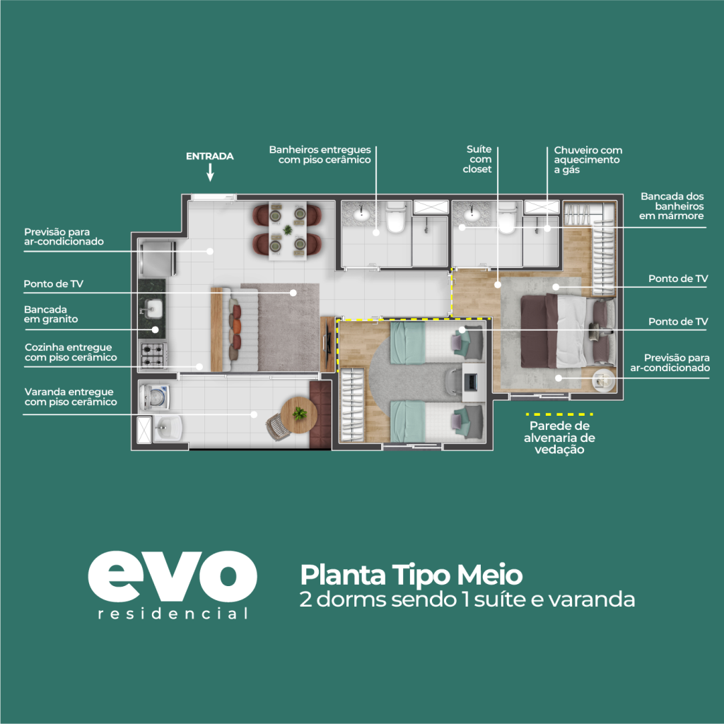 Evo Residence – SUMARÉ (Região do Bela Vista)