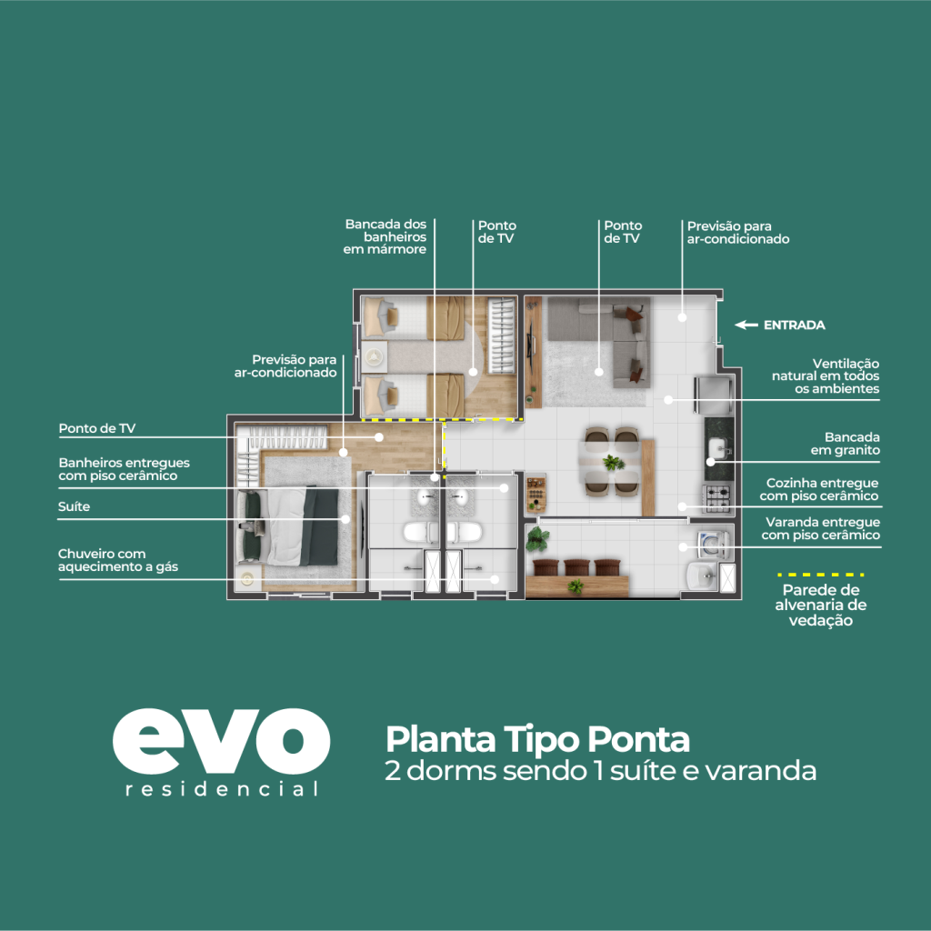 Evo Residence – SUMARÉ (Região do Bela Vista)