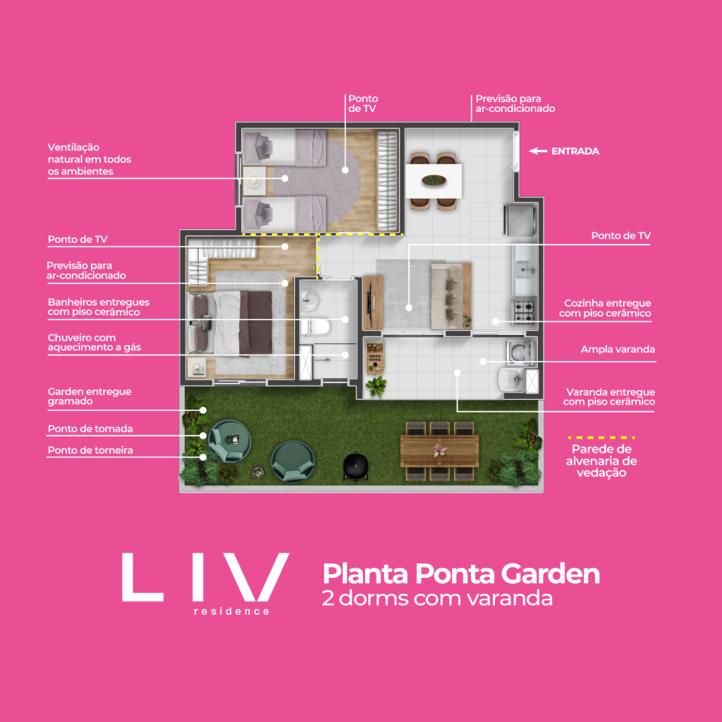 Liv Residence – PAULÍNIA (Região do Alto de Pinheiros)