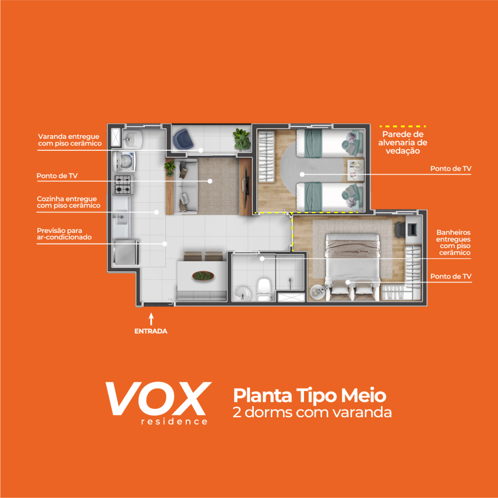 Vox Residence – SUMARÉ (Região do Denadai)