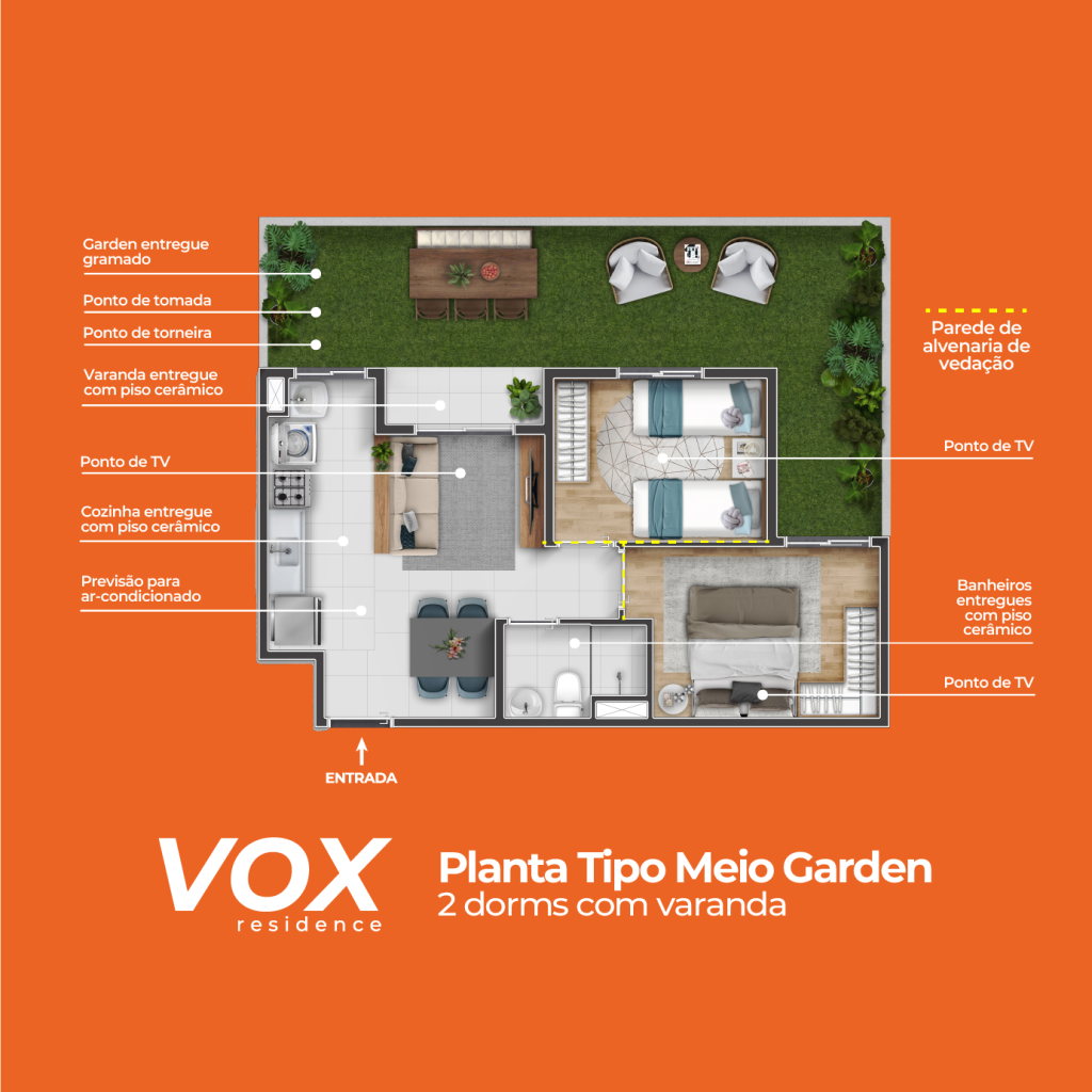 Vox Residence – SUMARÉ (Região do Denadai)