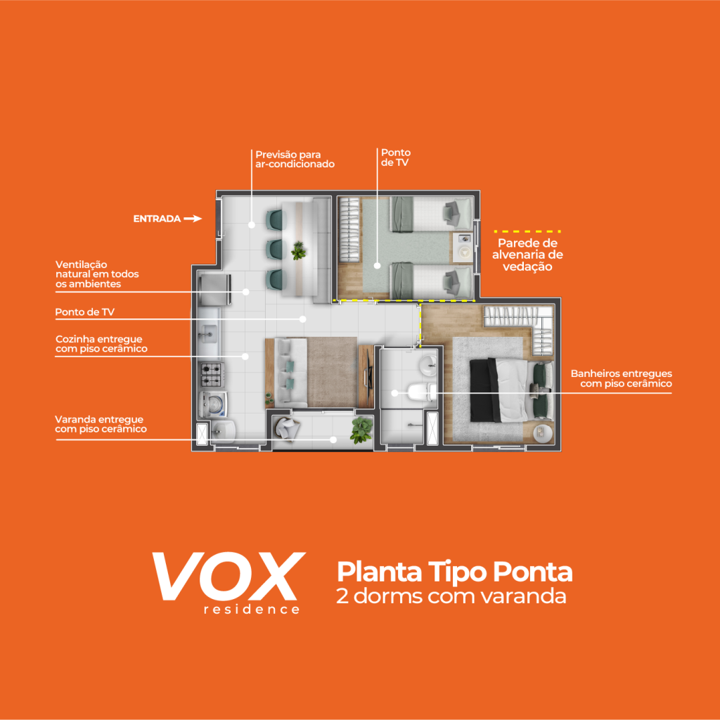 Vox Residence – SUMARÉ (Região do Denadai)