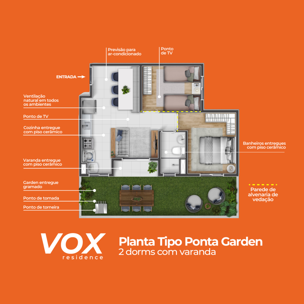 Vox Residence – SUMARÉ (Região do Denadai)