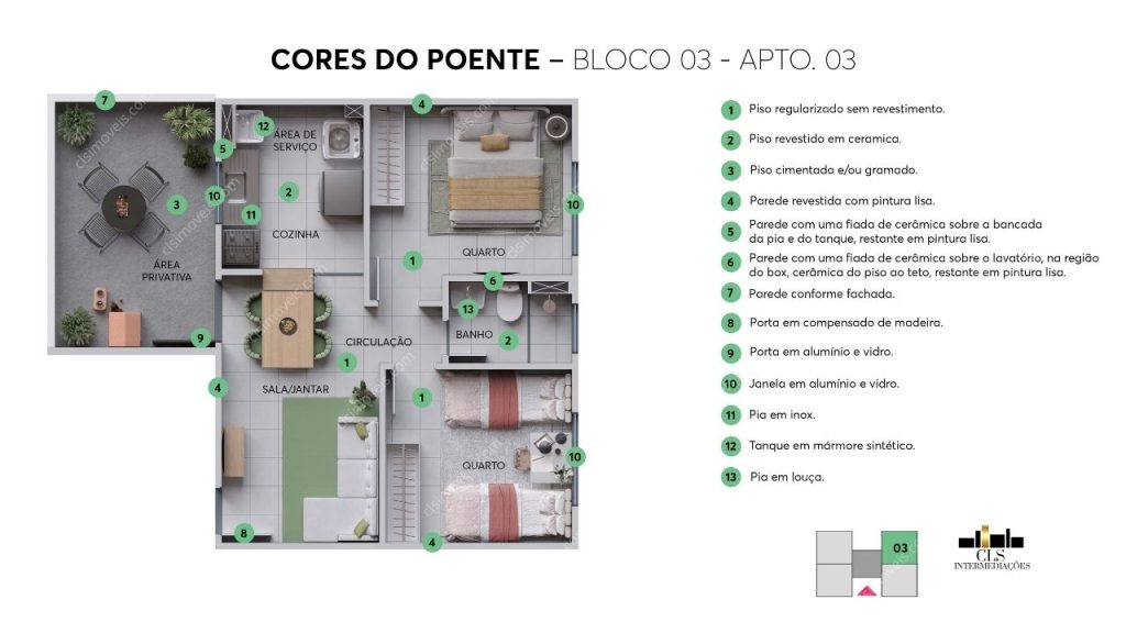 Residencial Cores do Poente – CAMPINAS (Região do Campo Grande)