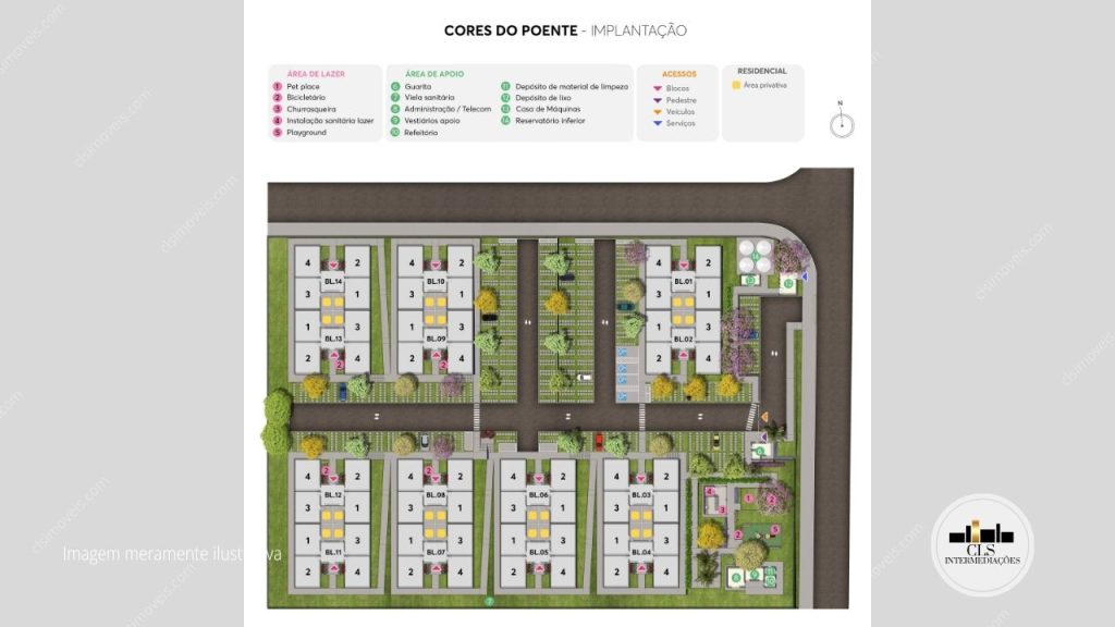 Residencial Cores do Poente – CAMPINAS (Região do Campo Grande)