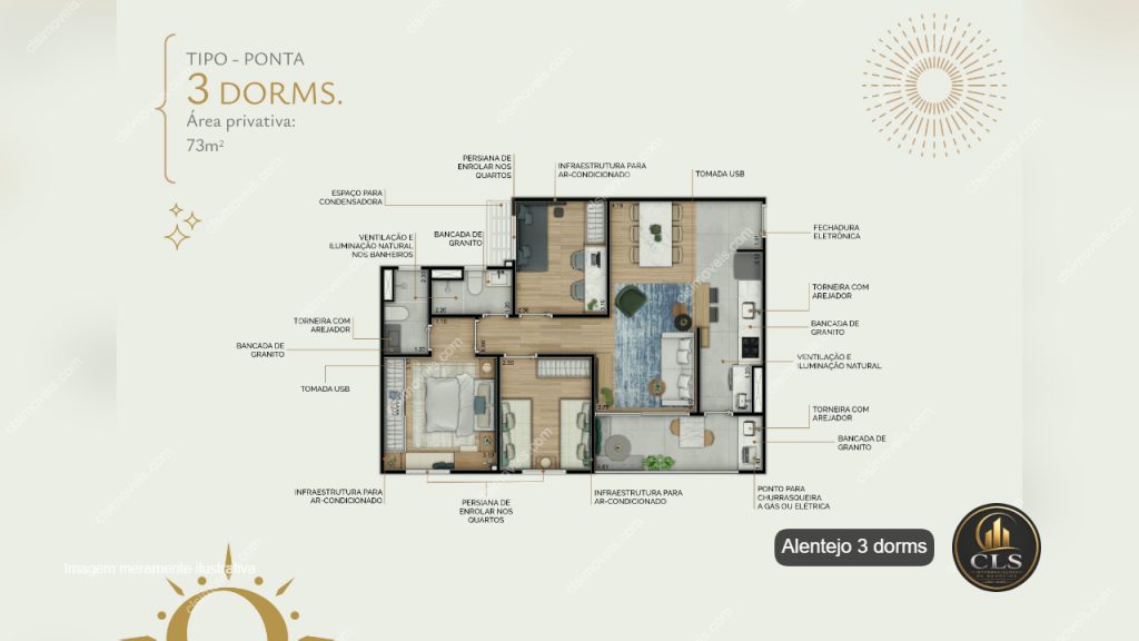 Alentejo Residencial – no Residencial Reserva Villa Bella, Região do Shop. Dom Pedro