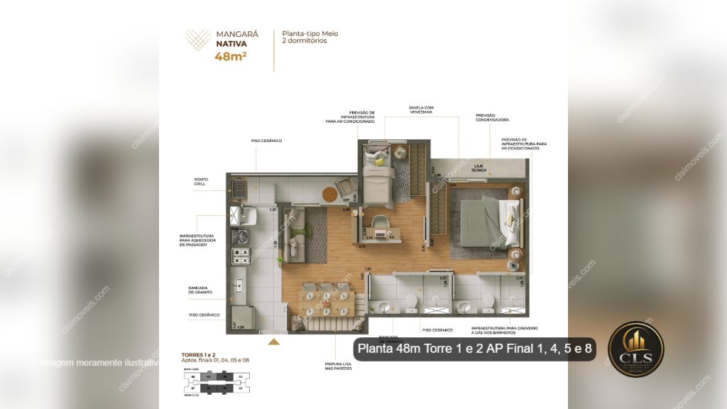 Alta Vista Mangará – Res. Reserva Villa Bella, Região Shopp Don Pedro