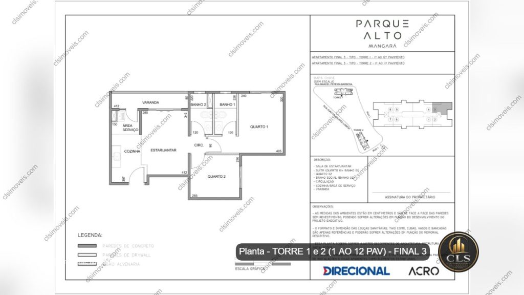 Parque Alto Mangará – Res. Reserva Villa Bella, Região Shopping Don Pedro