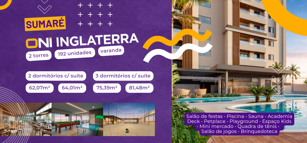 Apartamento Oni Inglaterra em Sumaré
