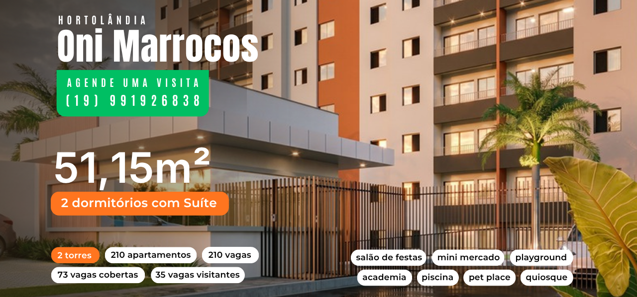 Papartamento Oni Marrocos Hortolândia