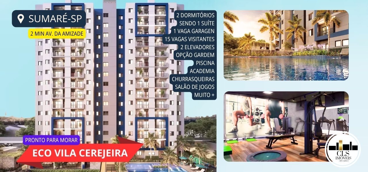 banner apartamento sumare sp eco vila cerejeira